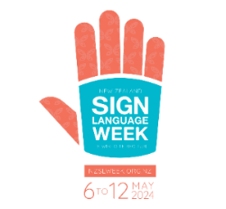 New Zealand Sign Language Week logo